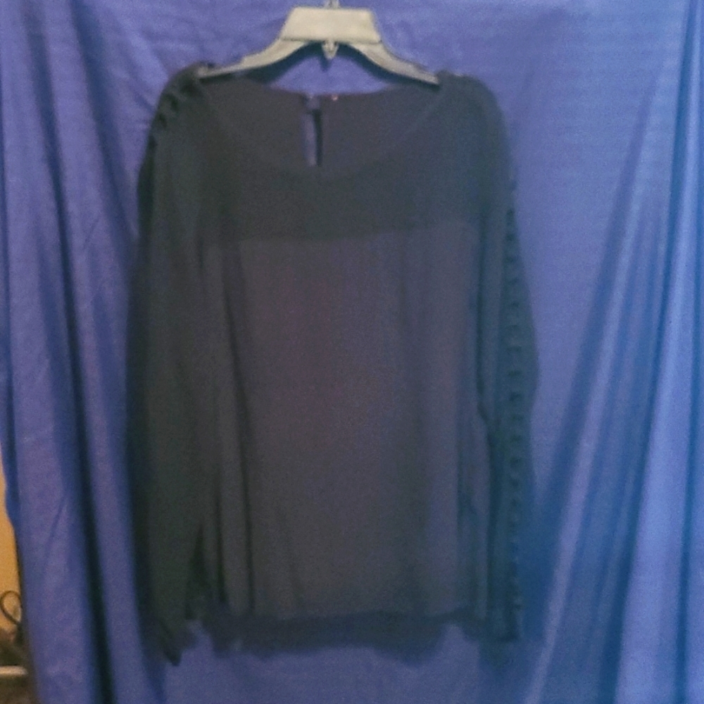 Sheer dressy top